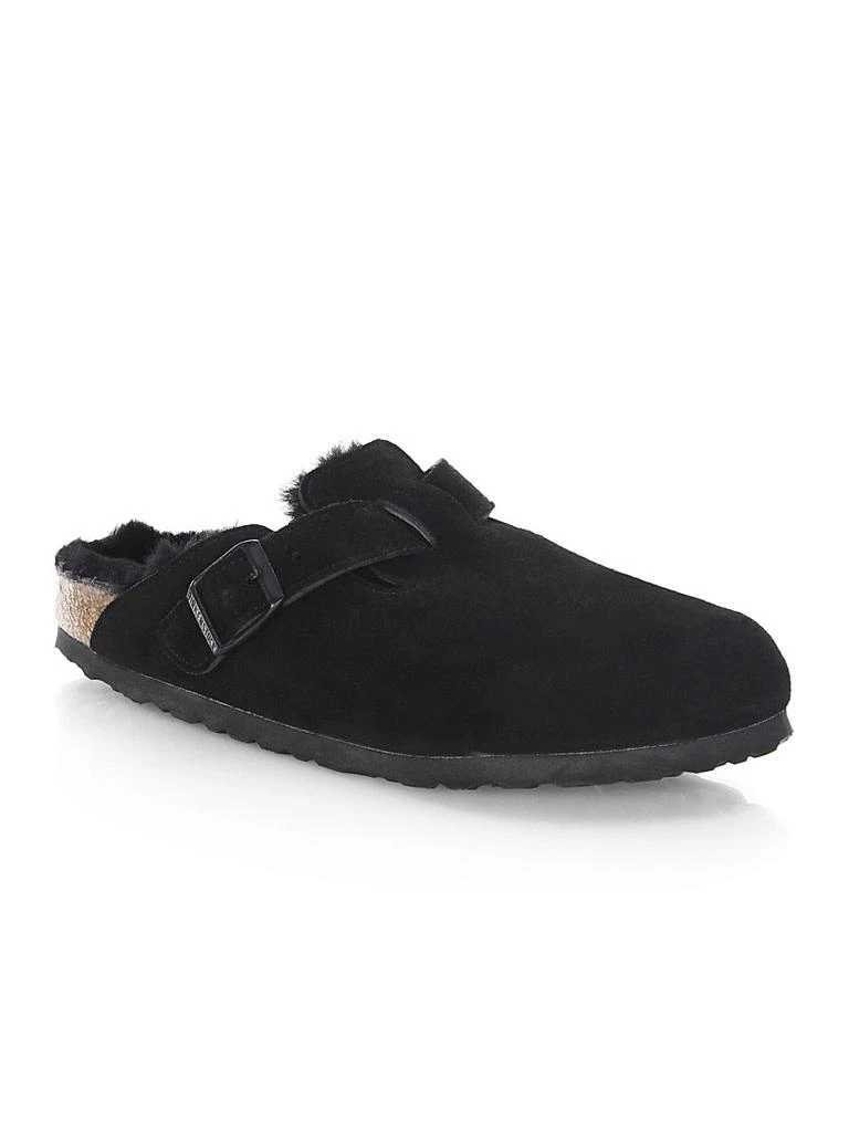 Birkenstock Boston Shearling-Lined Suede Clogs 2
