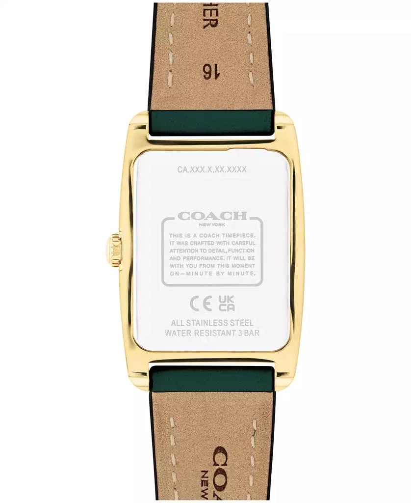 Coach Women's Reese Green Leather Watch 24mm 3