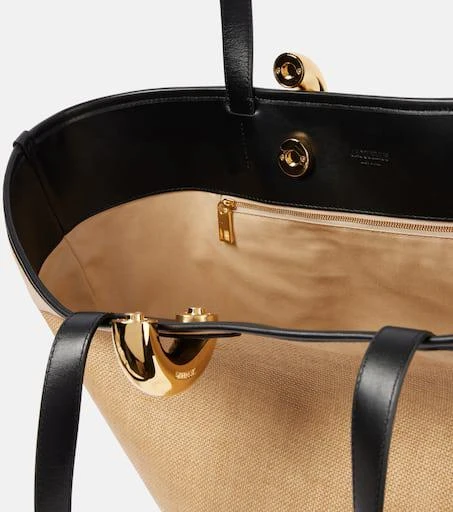 Jacquemus Le Bambola leather-trimmed basket bag 3