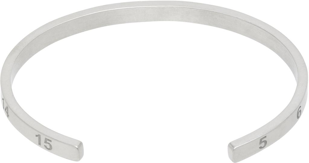 ブレスレット Maison Margiela Numeric Silver Bracelet MAISON MARGIELA Silver Numeric Cuff Bracelet - JEWELRY