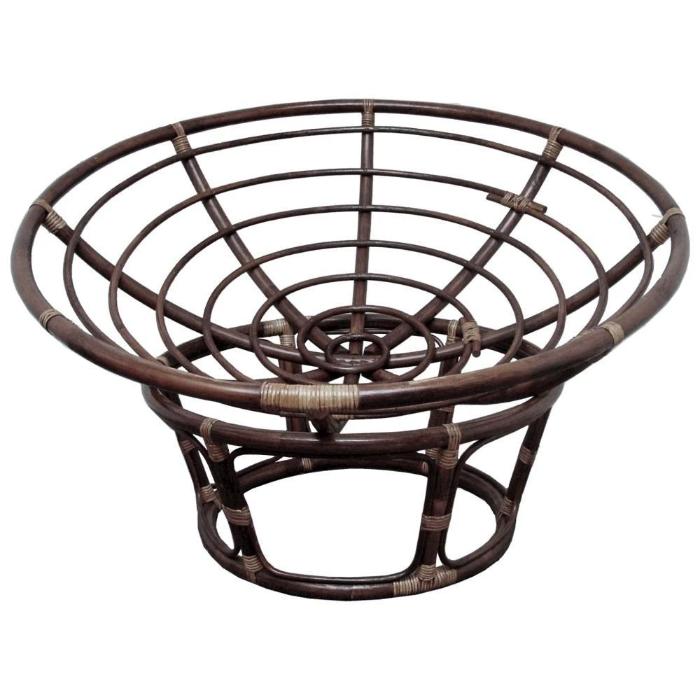 International Caravan 42-inch Rattan Papasan Chair Frame Only 1
