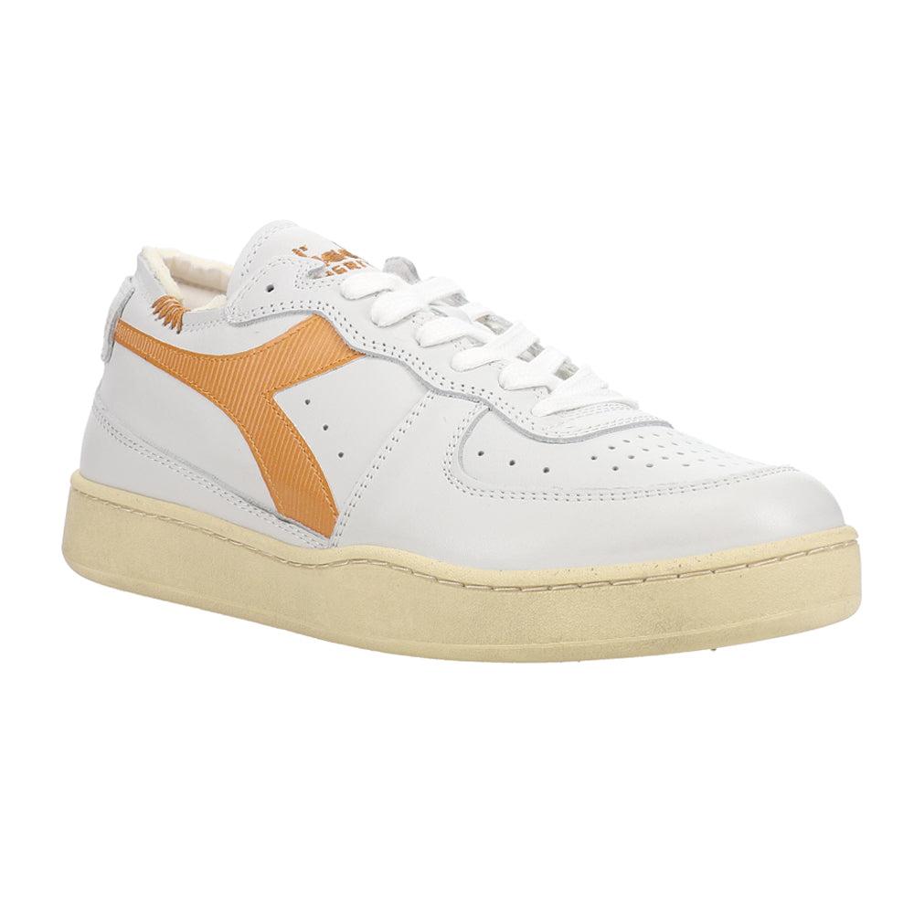 Diadora Mi Basket Row Cut Performance Lace Up Sneakers