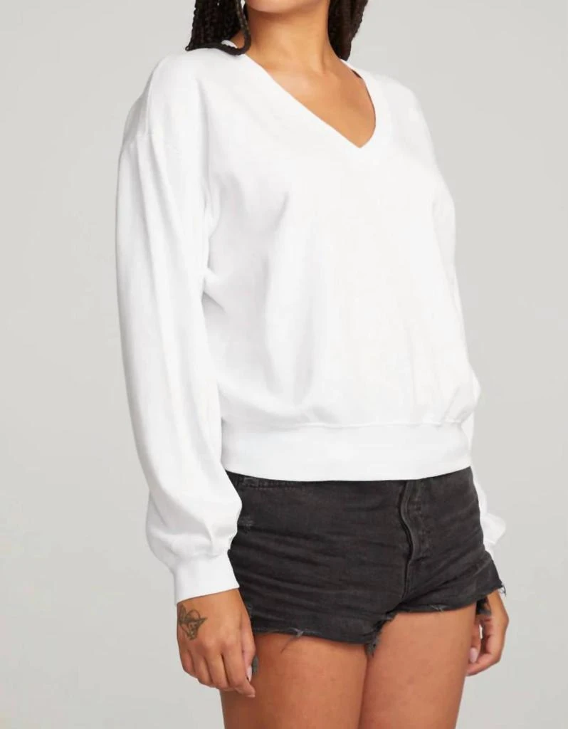 Chaser Poppy V Neck Pullover 3