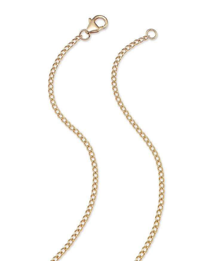 Bloomingdale's Diamond Bumble Bee Disc Pendant Necklace in 14K Yellow Gold, 0.25 ct. t.w. 4