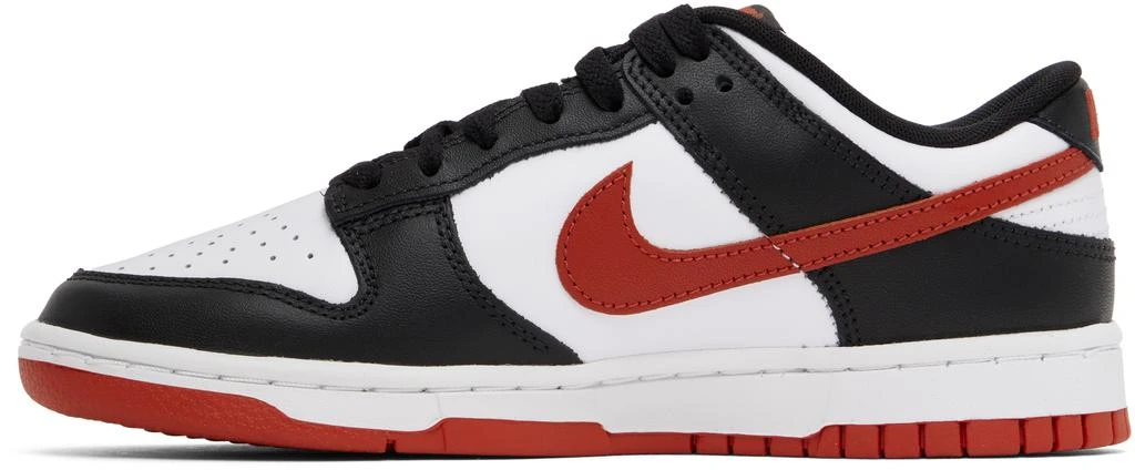 NIKE Black & White Dunk Low Retro Sneakers 3