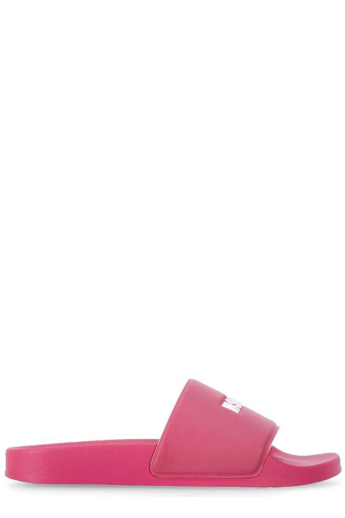 MSGM Msgm Slide Sandal With Logo - Slippers - Compare Prices
