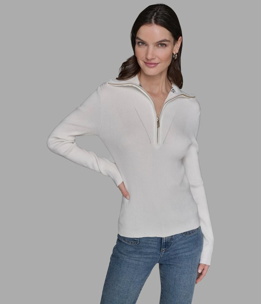 Karl Lagerfeld Paris HALF ZIP SWEATER 1