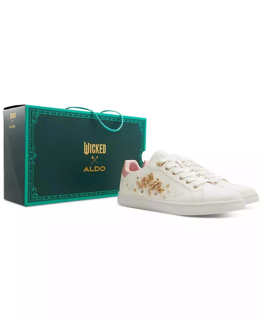 ALDO x Wicked Women's Sopopular Butterfly-Embellished Lace-Up Sneakers 6