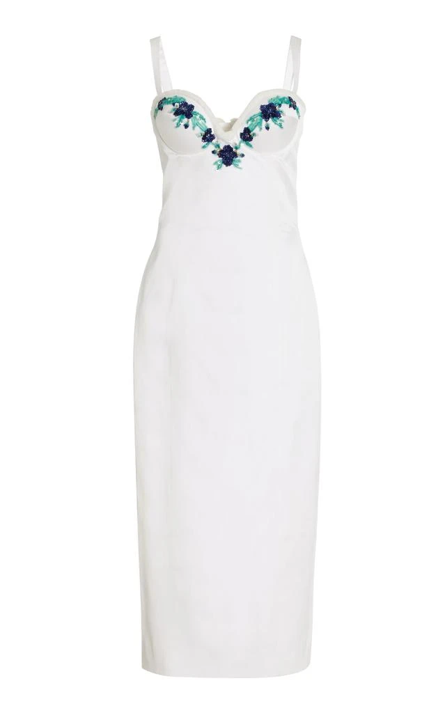 Miss Sohee Miss Sohee - Exclusive Iris Cupped Hourglass Dress - White - UK 8 - Moda Operandi 1
