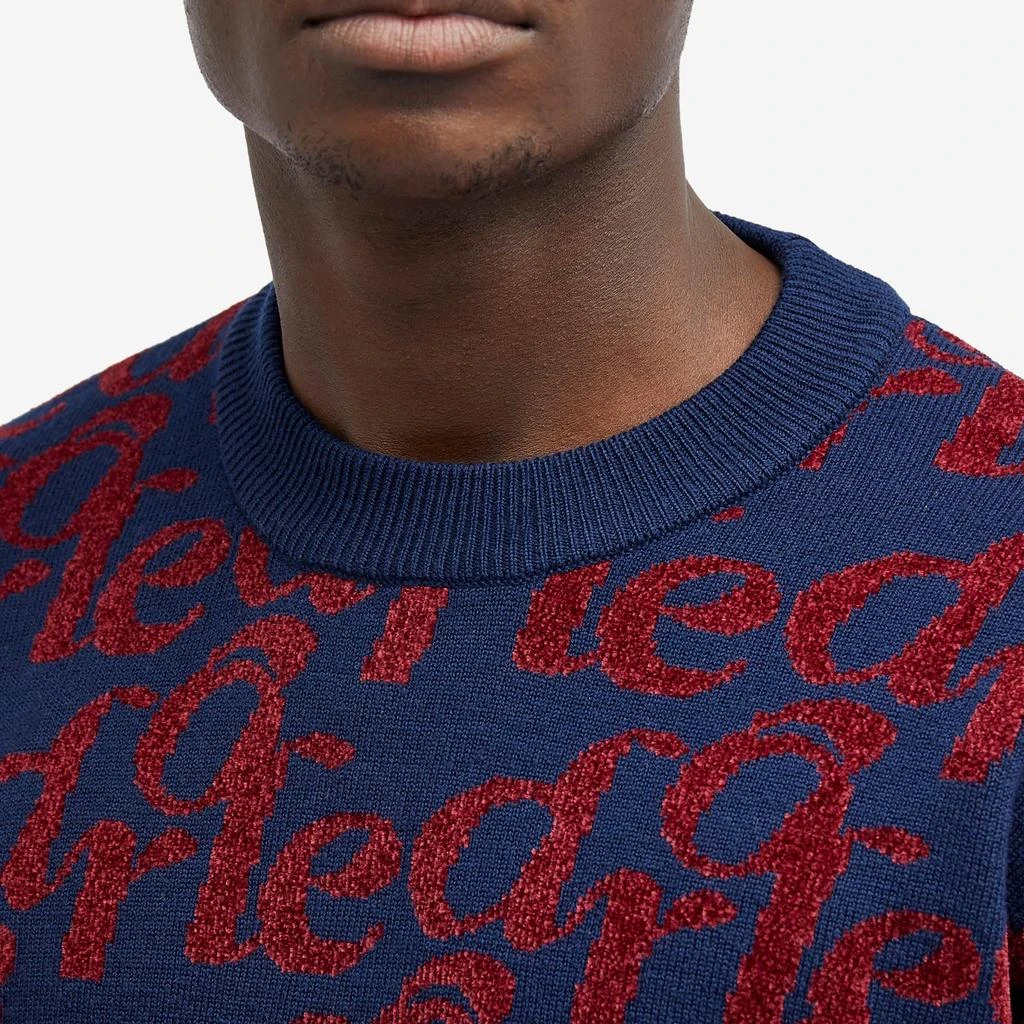 Drôle de Monsieur Drôle de Monsieur Intarsia Logo Knit 5