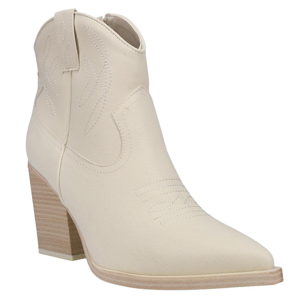 MIA Sawyer Pointed Toe Cowboy Booties