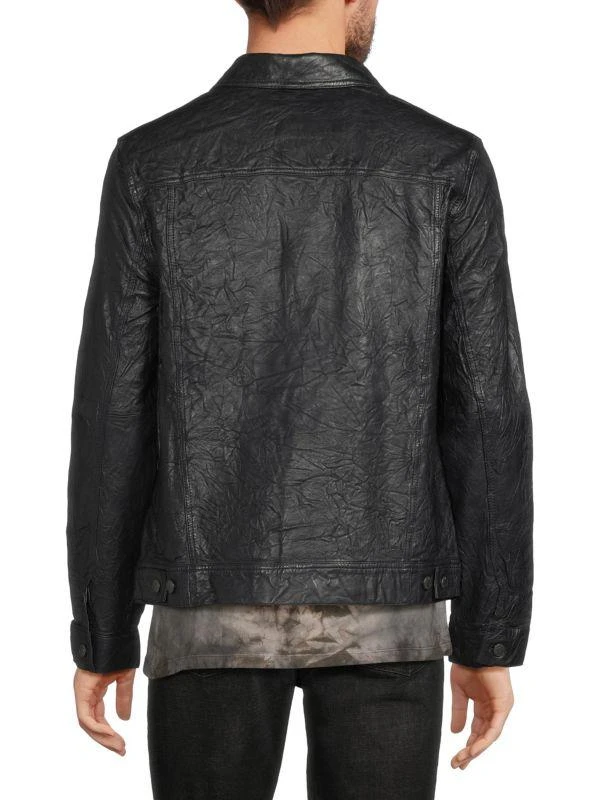 ZADIG & VOLTAIRE Crinkle Leather Jacket 2