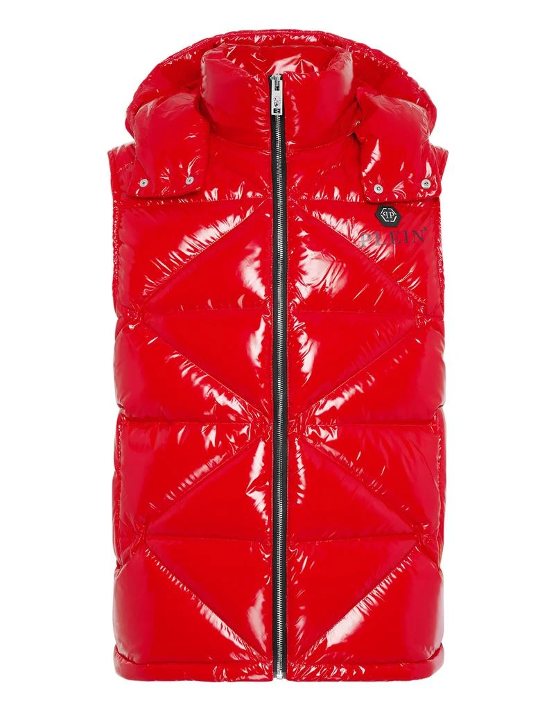 Philipp Plein Sleeveless Quilted Down Jacket Hexagon 6