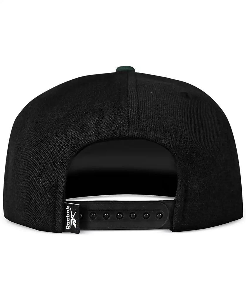 Reebok Men's Logo Embroidered Flat-Brim Snapback Hat