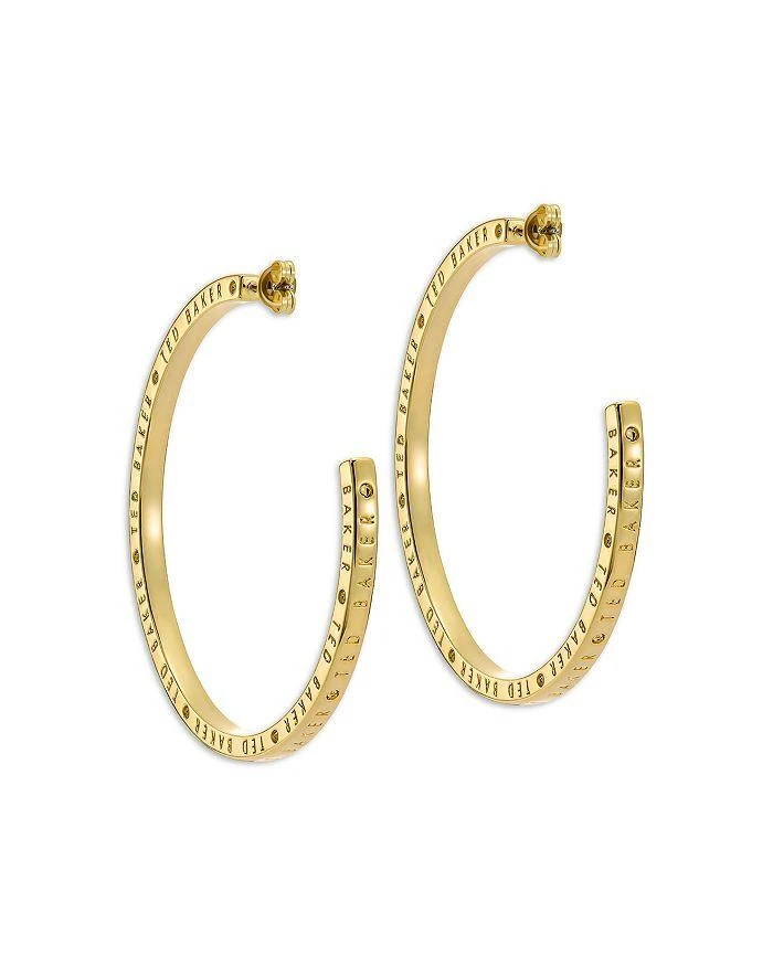 Ted Baker London Loa Logo Hoop Earrings 2