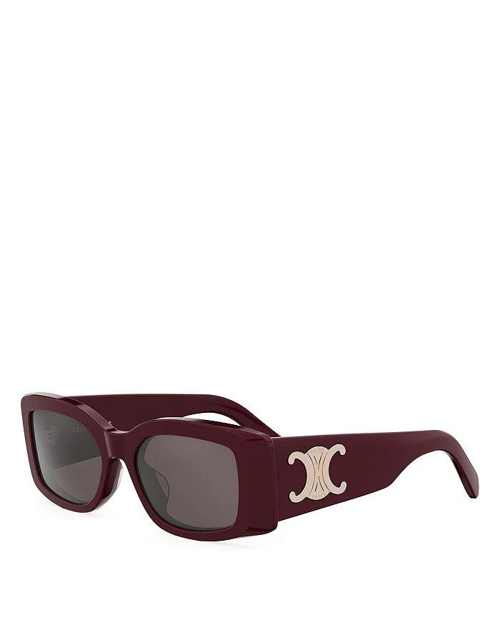 Shop Celine Bold 3 Dots Brown Rectangular Ladies Sunglasses  display picture 3