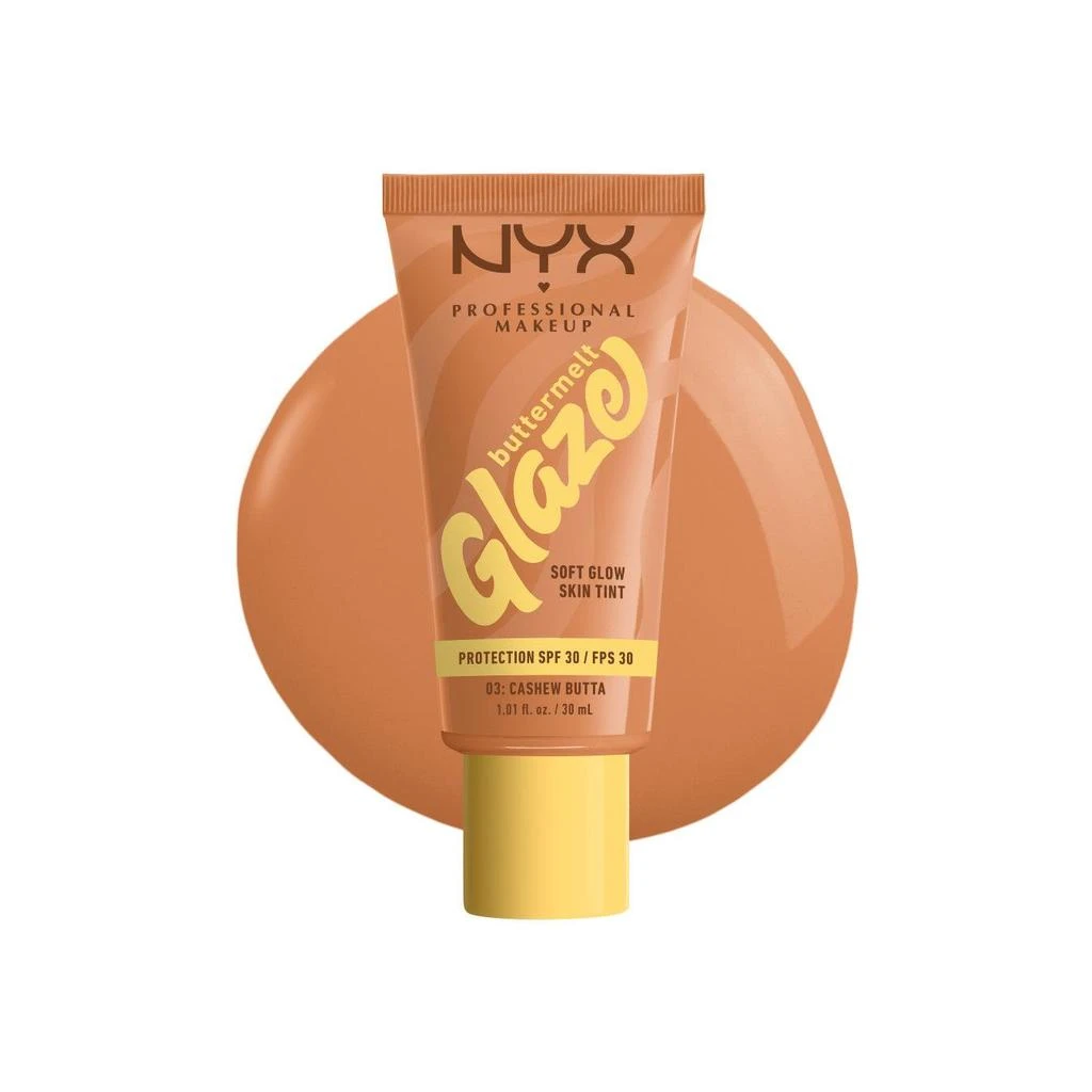 Octopus x Nyx Buttermelt Glaze Tint, Fond De Teint Spf30 Jusqu'À 12H De Tenue, Vanilla Bean Butta 10
