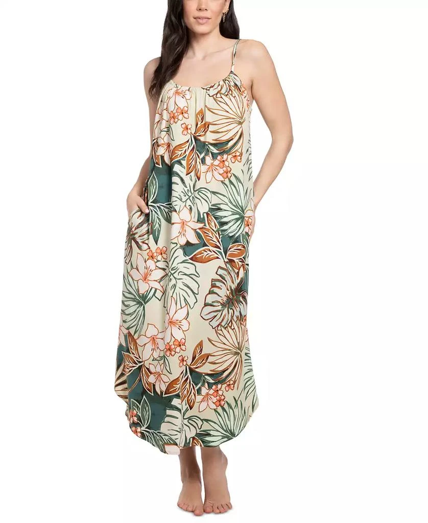 Linea Donatella Women's Milana Floral Maxi Nightgown 1