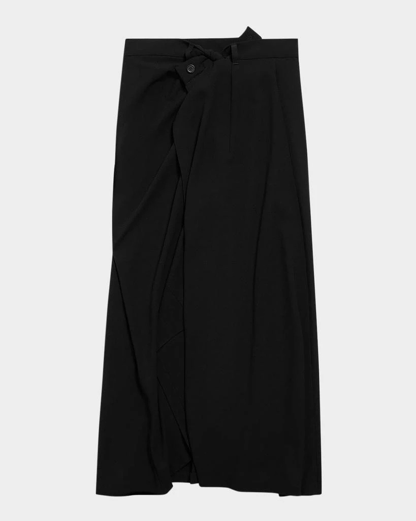 Balenciaga Draped Tailored Skirt 1