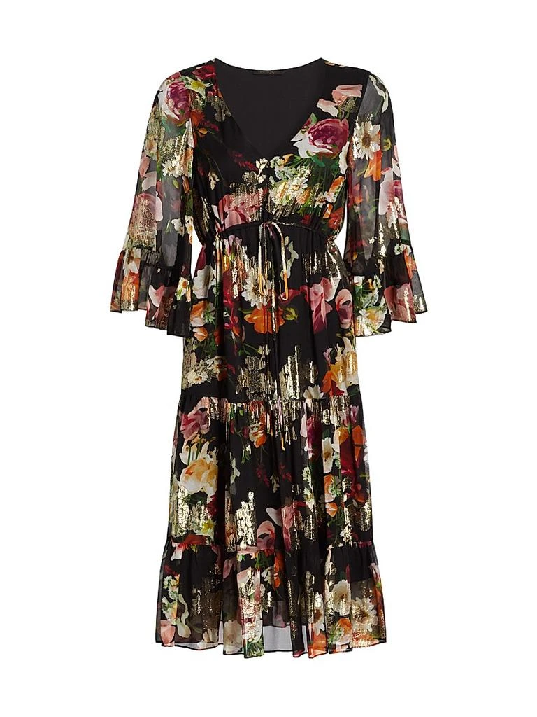 Kobi Halperin Limone Floral Silk-Blend dress 1