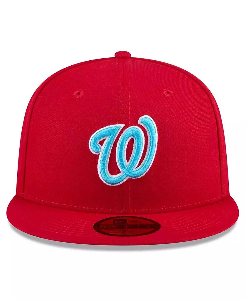 New Era Men's Red Washington Nationals 2024 Father's Day 59FIFTY Fitted Hat 4