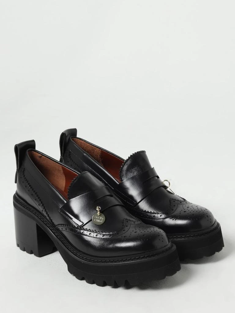 See by Chloé See by Chloé New Gaucho mocassins in leather with brogue pattern 2