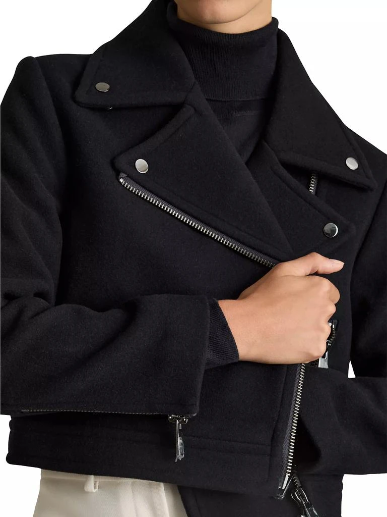 REISS Arlow Wool Biker Jacket 6