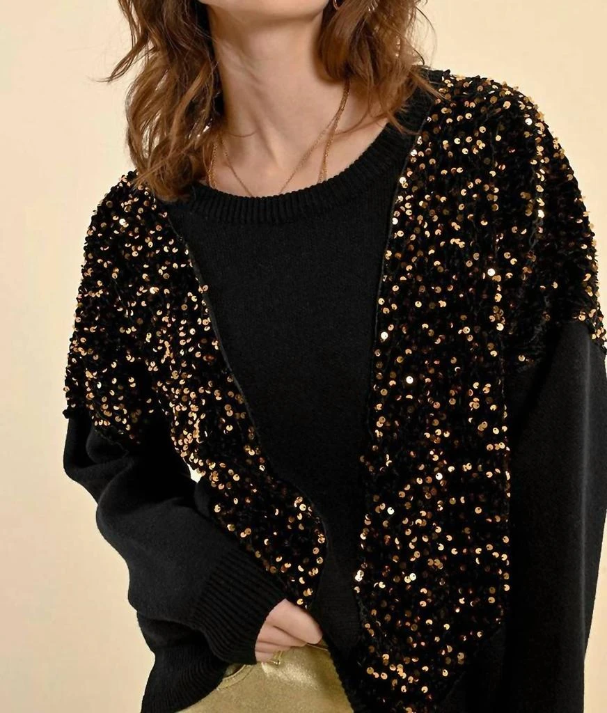 Molly Bracken Molly Bracken - SWEATER WITH SEQUINS 5