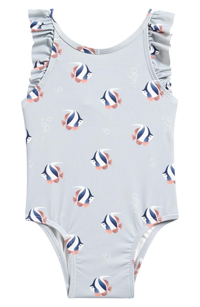 Petit Lem Monarch Print One-Piece Swimsuit
