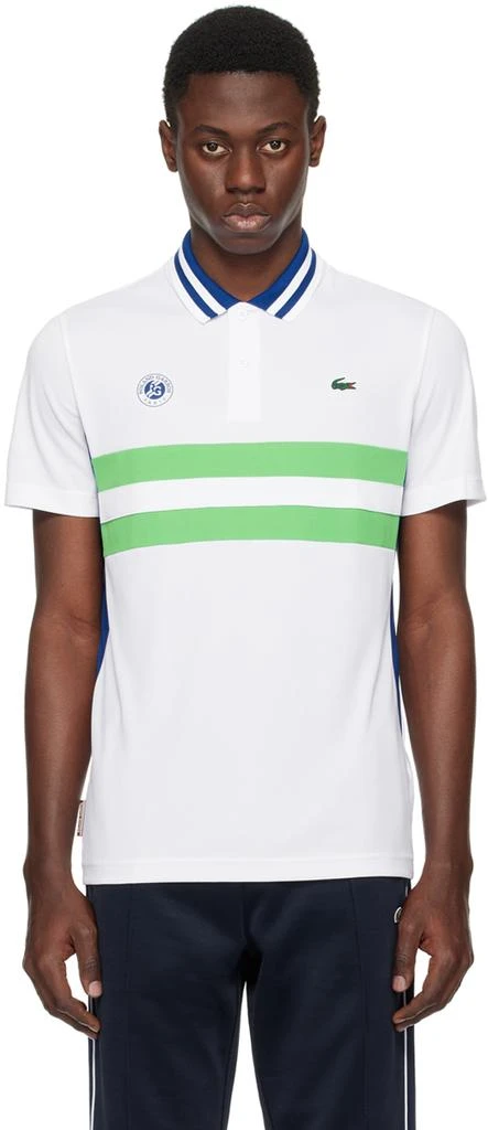 Lacoste White Roland Garros Edition Polo 1