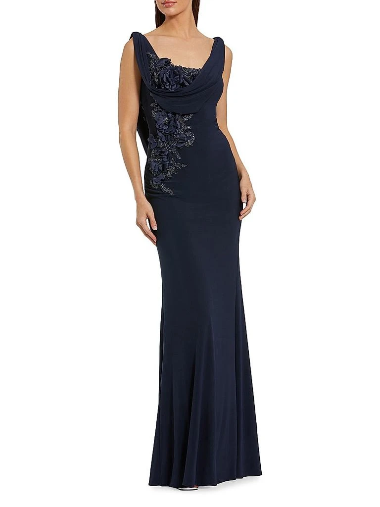 Mac Duggal Evening Beaded Jersey Sleeveless Gown - Dresses & Skirts - Free  Shipping - BeyondStyle