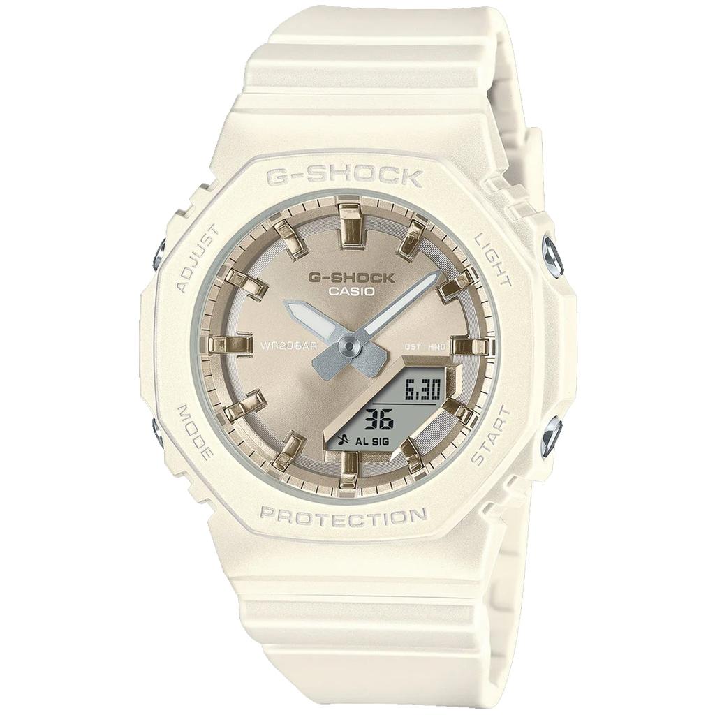 Casio Women's G-Shock 2100 Series Cream Dial Watch