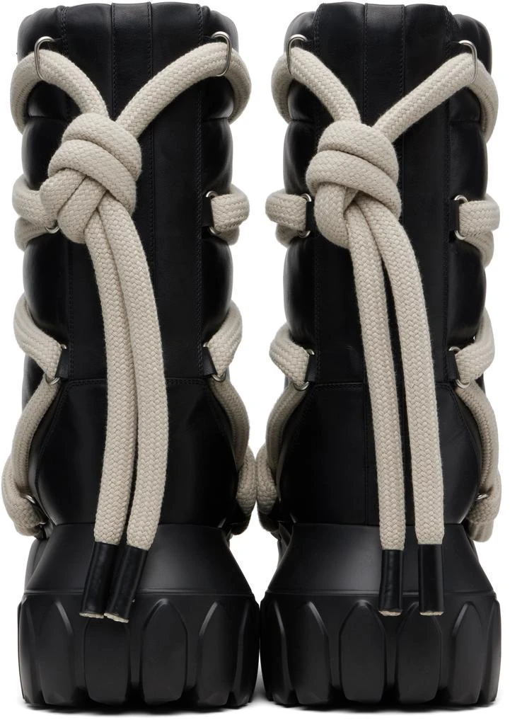 Rick Owens Black Concordians Lunar Mega Tractor Boots 2