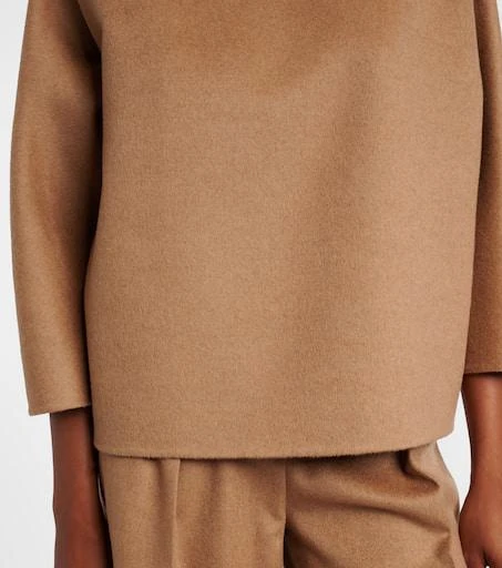 Max Mara Radioso camel hair blouse 5