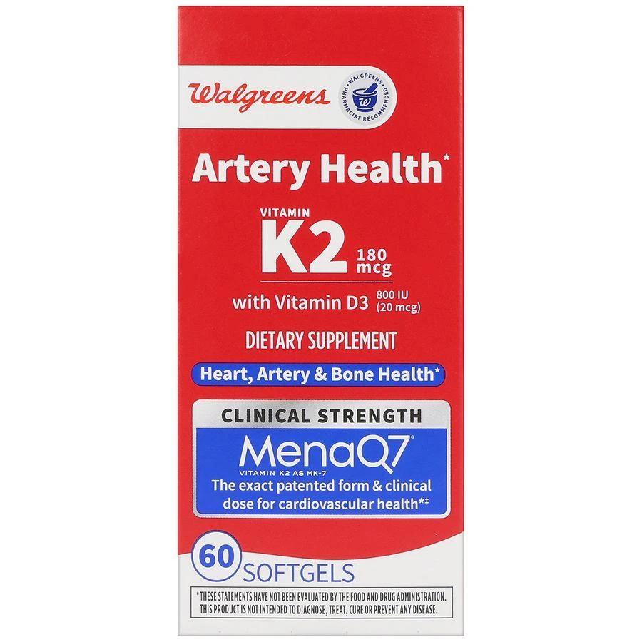Walgreens Artery Health Softgels 3