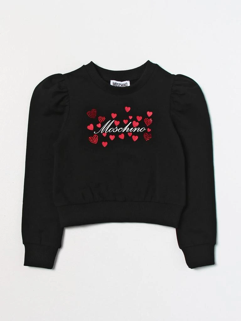 Moschino Kid sweatshirt in stretch cotton – On Sale Now with Up to