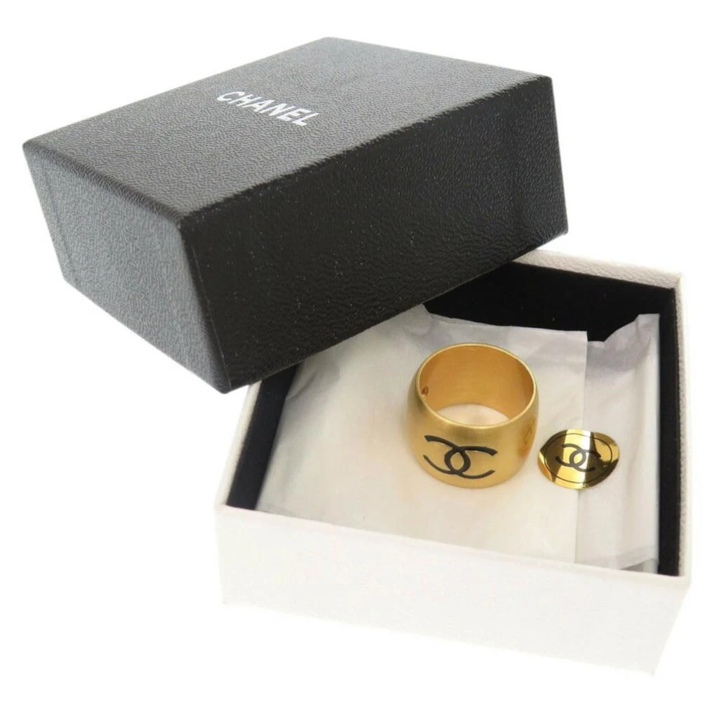 Chanel gold Metal Band Ring (Pre-Owned) 2