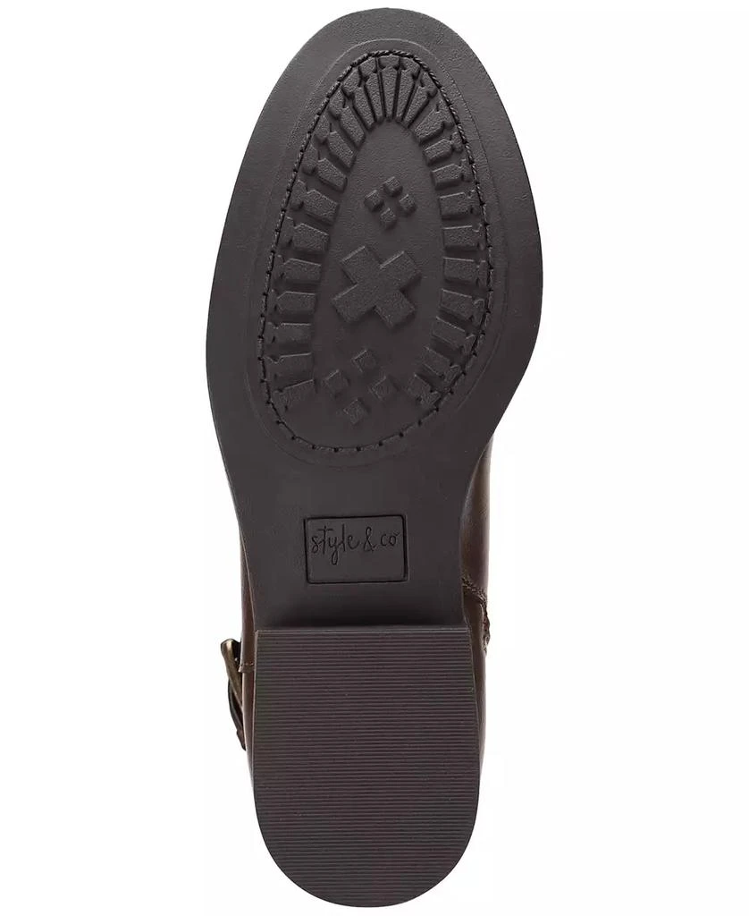 Style & Co Women's Maliaa Wide-Calf Buckled Riding Boots, Created for Macy's 5