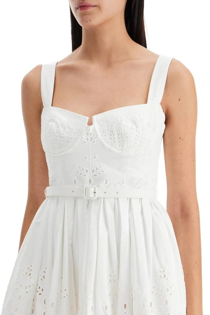 Self Portrait Self-Portrait Broderie Mini Dress 4