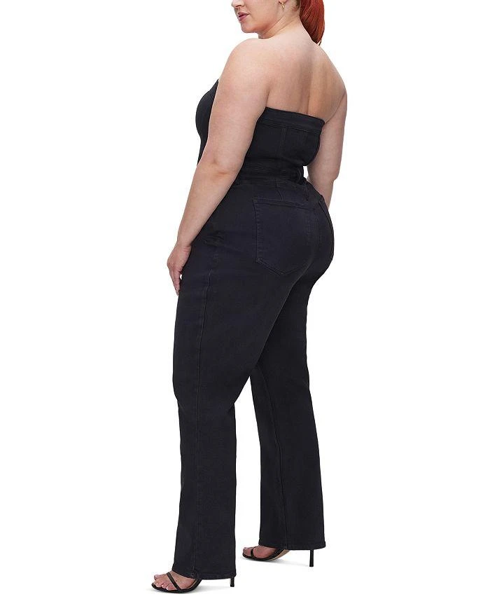 Good American Tube Denim Jumpsuit 8