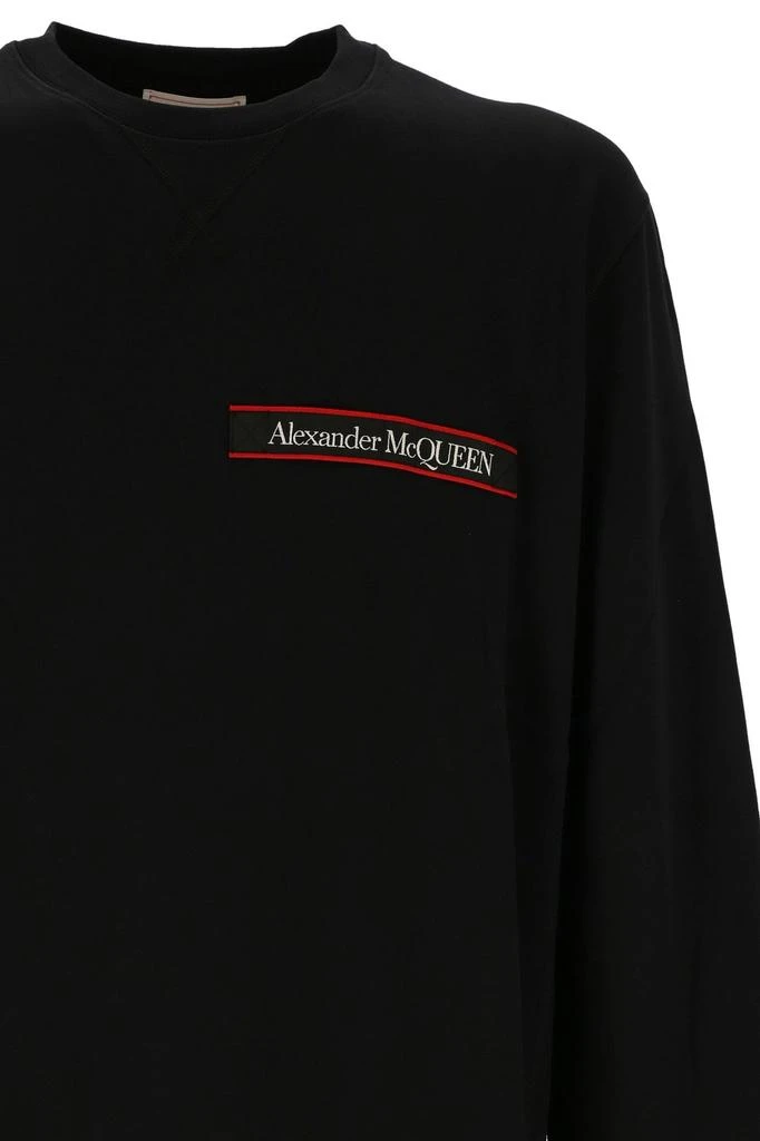 Alexander McQueen Alexander McQueen Logo Patch Crewneck Sweatshirt 3