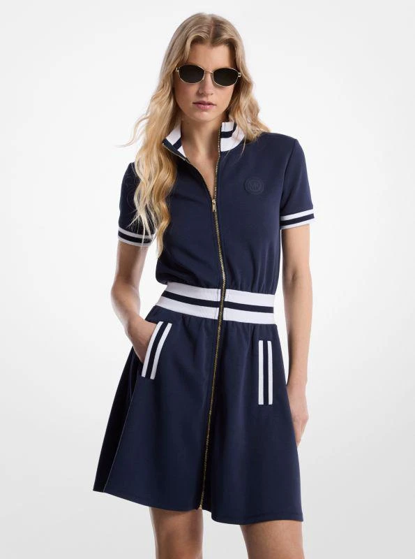 Cotton Blend Knit Zip-Up Dress  On Sale Now with Up to 70% Off | Discover  Exclusive Deals & Savings at BeyondStyle  Authentic Michael Kors dress|clothe|women|womens-clothing  with Limited-Time Discounts, Free Shipping,