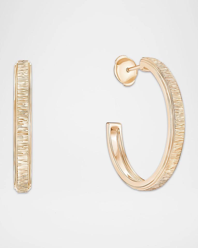 PIAGET Possession 18K Rose Gold Hoop Earrings