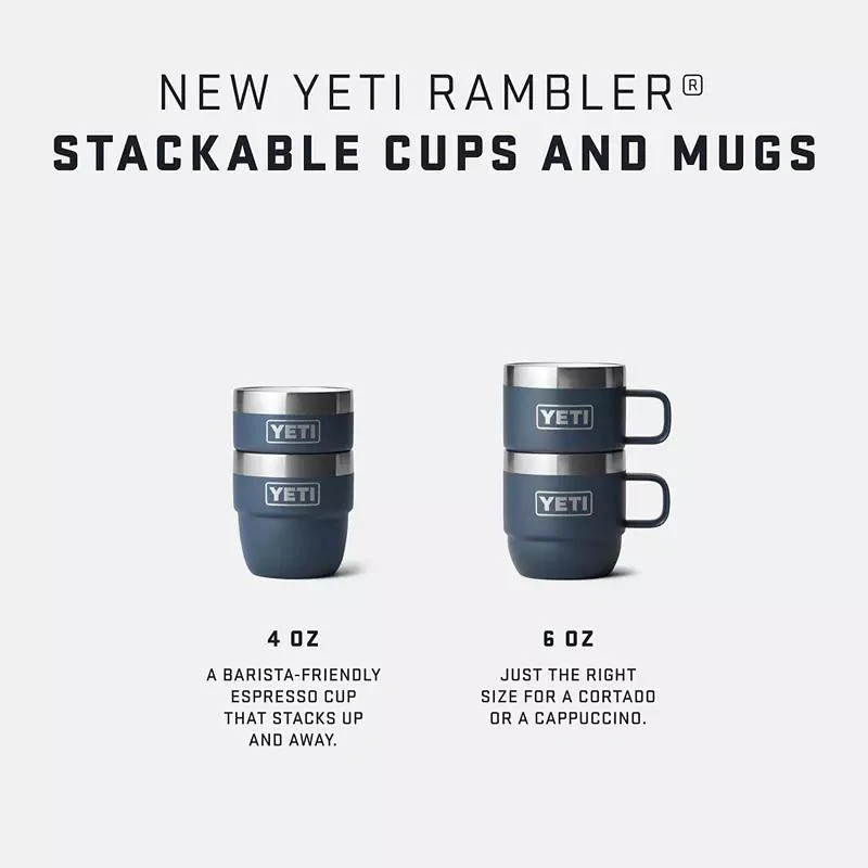 YETI YETI 4 oz. Rambler Stackable Espresso Cups 11