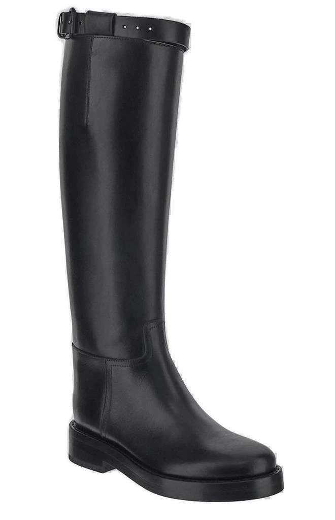 ANN DEMEULEMEESTER Ann Demeulemeester Buckle Detailed Round Toe Boots 2