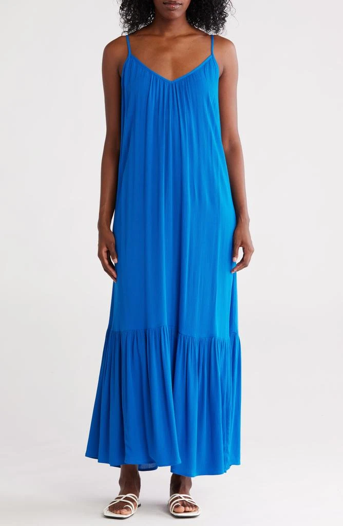 la lune ruched maxi dress Shona Joy - La Lune Ruched Halter Maxi Dress - Midnight