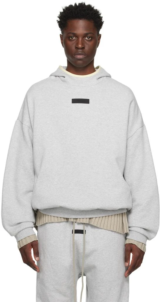 Fear of God ESSENTIALS Gray Patch Hoodie 1