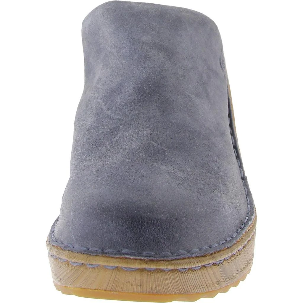 Born Womens Leather Wedge Mules 3