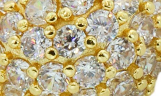 Panacea Pavé Crystal J Hoop Earrings 2