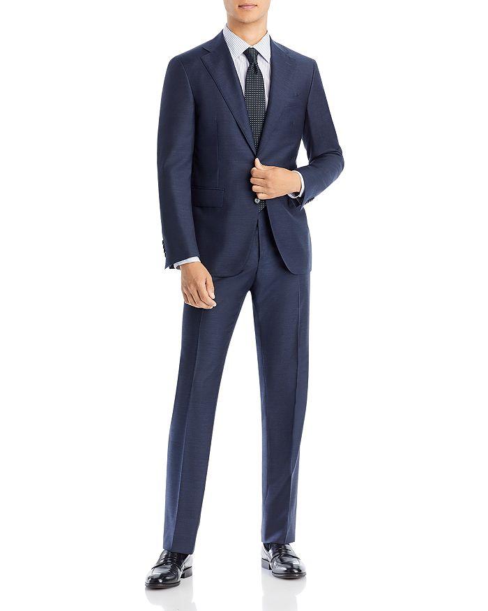 Canali Capri Mélange Twill Solid Slim Fit Suit